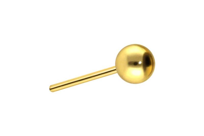 PIERCINGLINE Piercing-Set Titan Kugel mit Push Pin (Push Pins / 1 Stk) von PIERCINGLINE