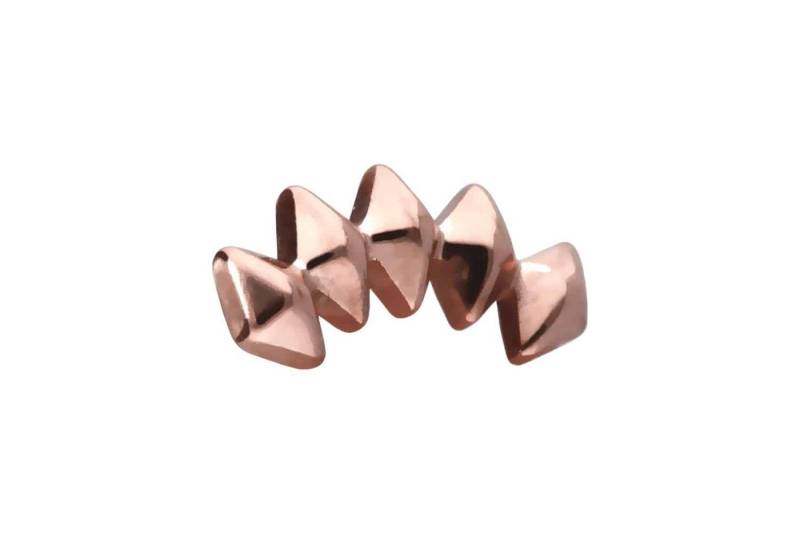 PIERCINGLINE Piercing-Set Titan Schraubaufsatz mit Außengewinde 5 RAUTEN (Schraub-Aufsätze, 1-tlg) von PIERCINGLINE