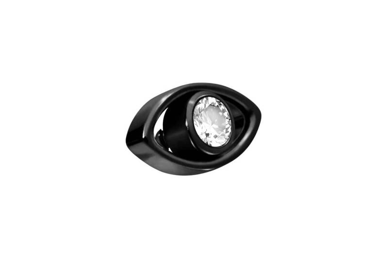 PIERCINGLINE Piercing-Set Titan Schraubaufsatz mit Außengewinde AUGE + KRISTALL (Schraub-Aufsätze, 1-tlg) von PIERCINGLINE