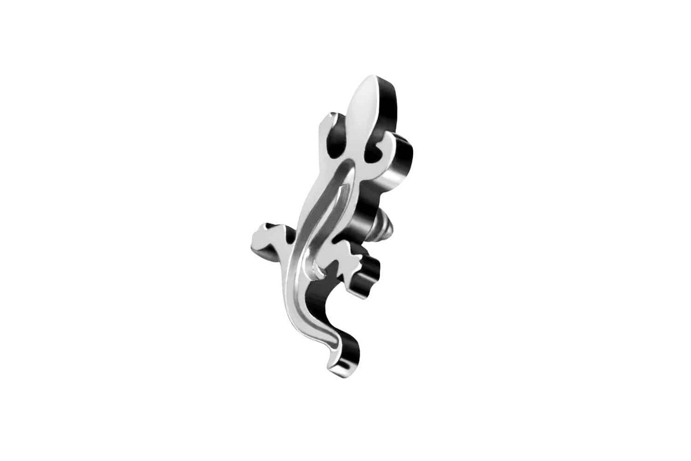 PIERCINGLINE Piercing-Set Titan Schraubaufsatz mit Außengewinde GECKO (Schraub-Aufsätze / 1 Stk) von PIERCINGLINE