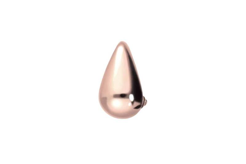 PIERCINGLINE Piercing-Set Titan Schraubaufsatz mit Außengewinde TROPFEN (Schraub-Aufsätze, 1-tlg) von PIERCINGLINE
