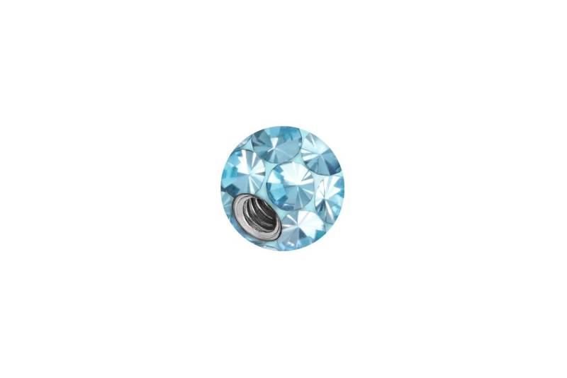 PIERCINGLINE Piercing-Set (Schraub-Aufsätze, Titan Schraubkugel SPEZIAL-KRISTALLE + EPOXY) von PIERCINGLINE