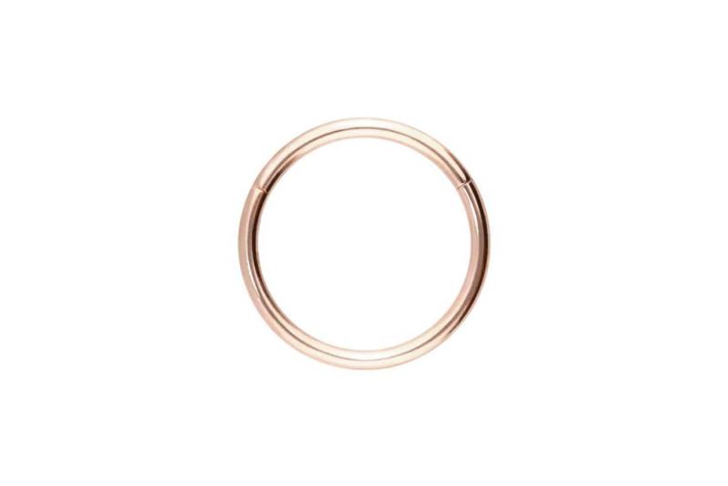 PIERCINGLINE Piercing-Set 14/18 Karat Gold Segmentring Clicker (Clicker / 1 Stk) von PIERCINGLINE