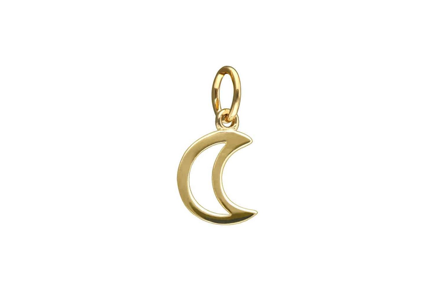 PIERCINGLINE Piercing-Set 14 Karat Gold Anhänger für Clicker MOND (Piercing-Anhänger, 1-tlg) von PIERCINGLINE