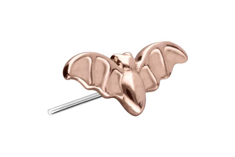 PIERCINGLINE Piercing-Set 14 Karat Gold Aufsatz mit Titan Push Pin FLEDERMAUS (Push Pins, 1-tlg) von PIERCINGLINE
