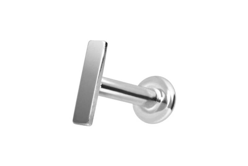 PIERCINGLINE Piercing-Set 14 Karat Gold Labret mit Innengewinde BALKEN (Labrets, 1-tlg) von PIERCINGLINE
