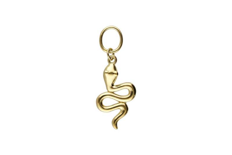 PIERCINGLINE Piercing-Set 18 Karat Gold Anhänger für Clicker SCHLANGE (Piercing-Anhänger, 1-tlg) von PIERCINGLINE