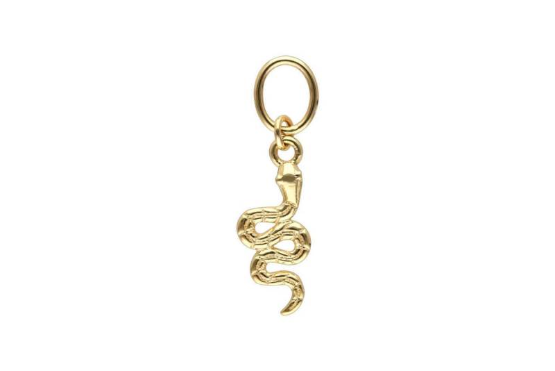 PIERCINGLINE Piercing-Set 18 Karat Gold Anhänger für Clicker SCHLANGE (Piercing-Anhänger, 1-tlg) von PIERCINGLINE