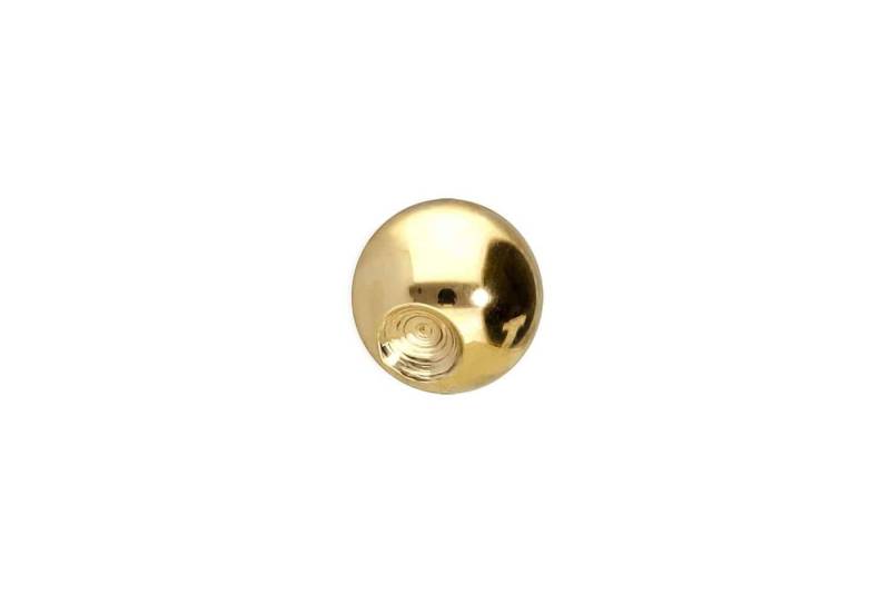 PIERCINGLINE Piercing-Set 14/18 Karat Gold Klemmkugel (Klemm-Aufsätze / 1 Stk) von PIERCINGLINE