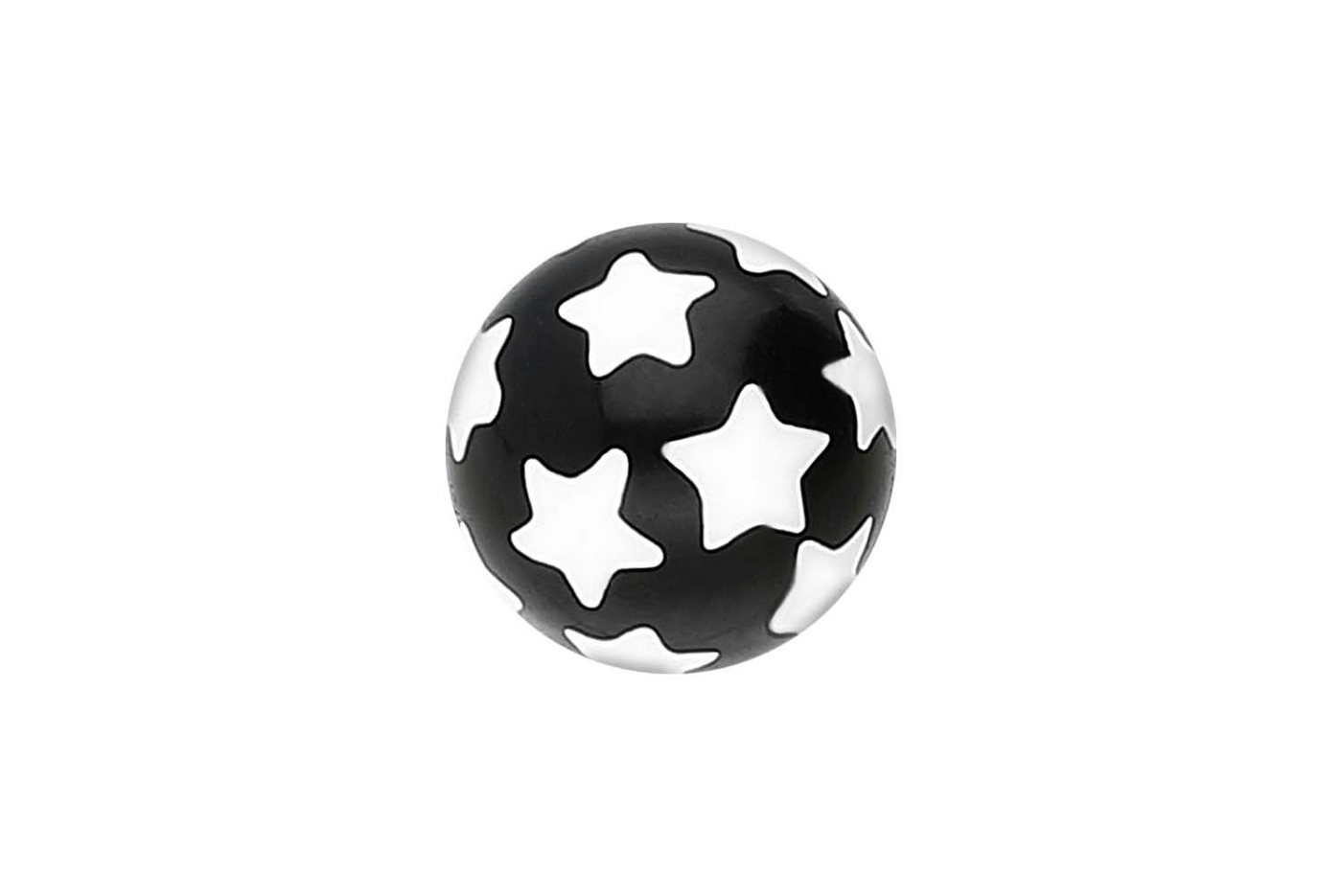 PIERCINGLINE Piercing-Set Acryl Schraubkugel STERNE (Schraub-Aufsätze, 1-tlg) von PIERCINGLINE