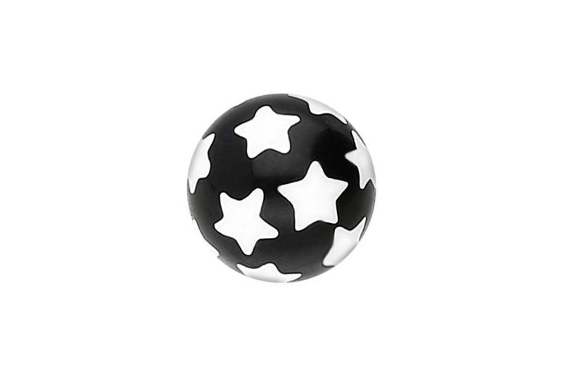 PIERCINGLINE Piercing-Set Acryl Schraubkugel STERNE (Schraub-Aufsätze, 1-tlg) von PIERCINGLINE