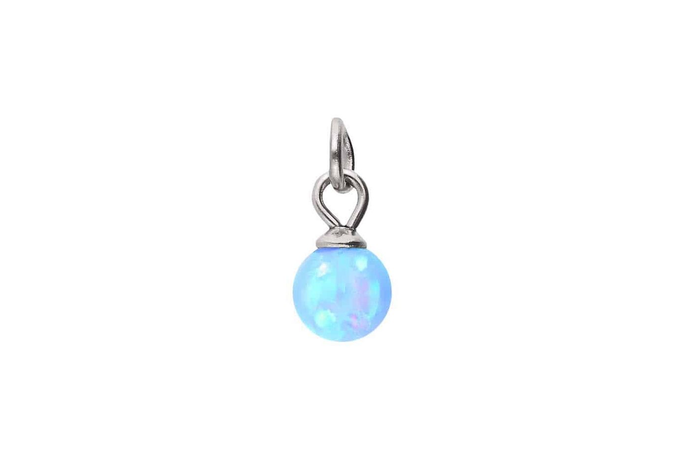 PIERCINGLINE Piercing-Set Chirurgenstahl Anhänger für Clicker SYNTHETISCHER OPAL (Piercing-Anhänger / 1 Stk) von PIERCINGLINE