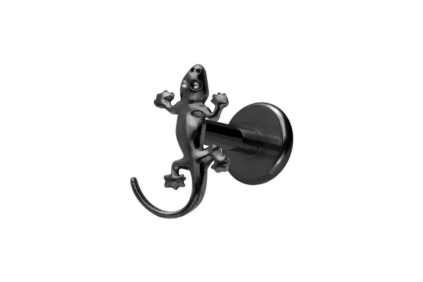 PIERCINGLINE Piercing-Set Titan Labret mit Innengewinde GECKO (Labrets, 1-tlg) von PIERCINGLINE