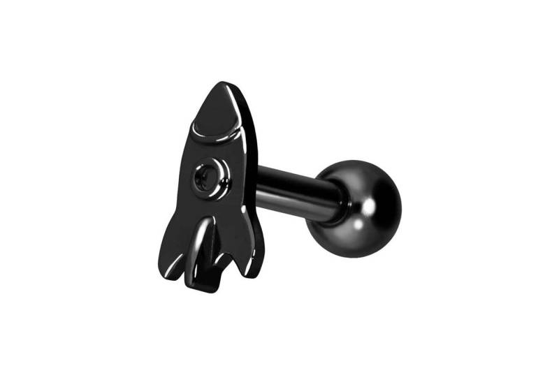 PIERCINGLINE Piercing-Set Titan Ohrpiercing mit Innengewinde RAKETE (Mini-Barbells, 1-tlg) von PIERCINGLINE