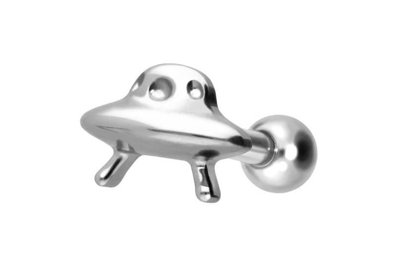 PIERCINGLINE Piercing-Set Titan Ohrpiercing mit Innengewinde UFO (Mini-Barbells, 1-tlg) von PIERCINGLINE