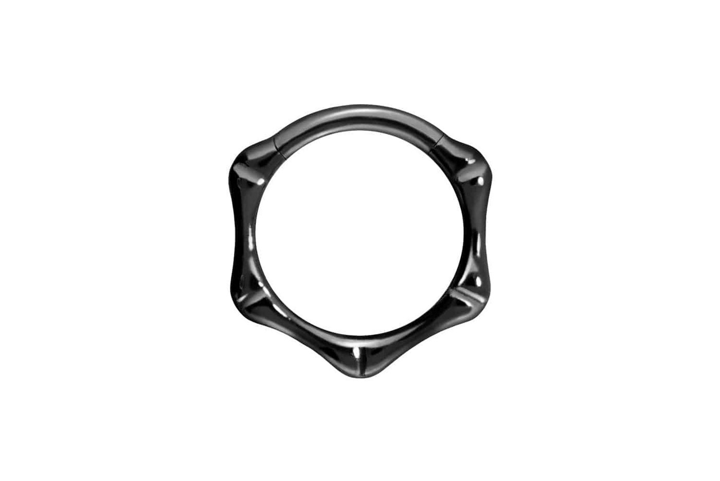 PIERCINGLINE Piercing-Set Titan Segmentring Clicker KNOCHEN (Clicker / 1 Stk) von PIERCINGLINE