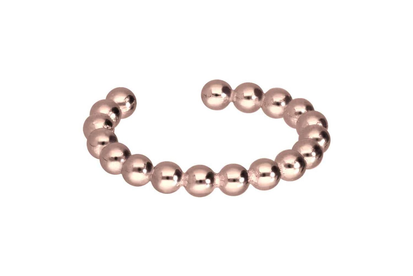 PIERCINGLINE Single-Ohrstecker Chirurgenstahl Fake Ohrring KUGELN (Fake Piercing-Ringe / 1 Stk) von PIERCINGLINE
