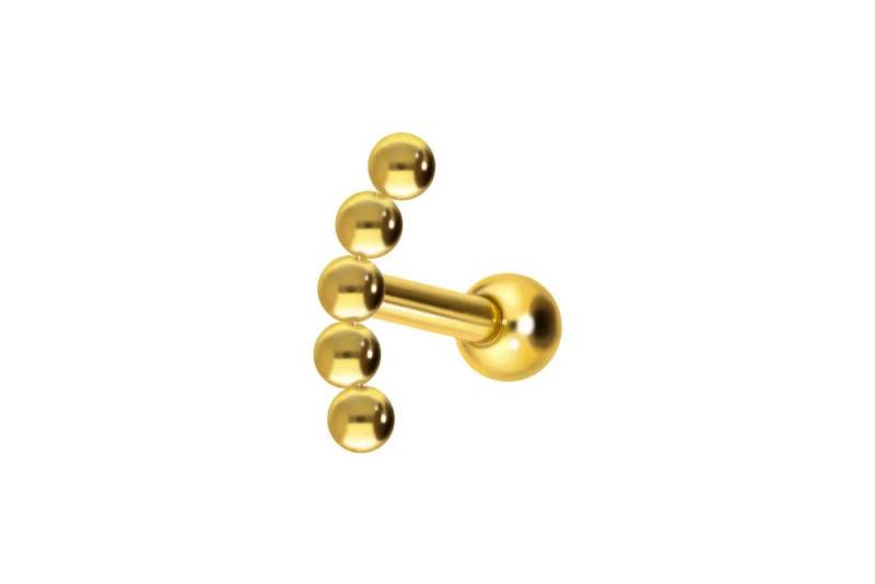 PIERCINGLINE Piercing-Set Titan Ohrpiercing 5 KUGELN (Mini-Barbells, 1-tlg) von PIERCINGLINE