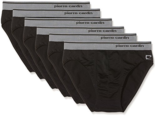 PIERRE CARDIN 6tlg. Set Herrenslips schwarz M von PIERRE CARDIN