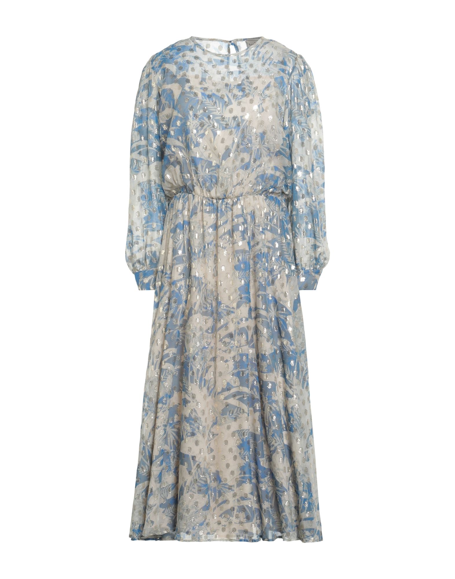 PIERRE-LOUIS MASCIA Maxi-kleid Damen Azurblau PIERRE-LOUIS MASCIA Maxi-kleid Damen Azurblau von PIERRE-LOUIS MASCIA