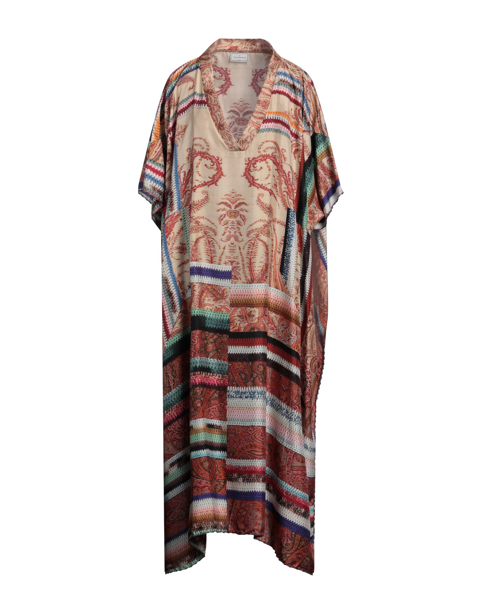 PIERRE-LOUIS MASCIA Maxi-kleid Damen Beige PIERRE-LOUIS MASCIA Maxi-kleid Damen Beige von PIERRE-LOUIS MASCIA