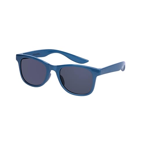 PIKACOOL Kinder Sonnenbrille mit Bügel UV400-schützender TPE-Rahmen für Jungen und Mädchen 4-10 Jahre alt, Navy blau von PIKACOOL