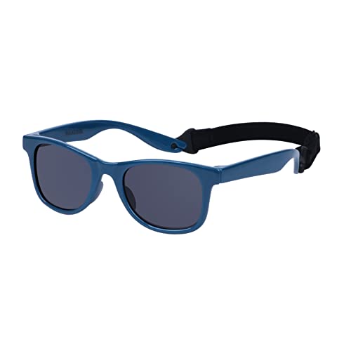 PIKACOOL Sonnenbrille mit Gurt für Kinder Jungen Mädchen Kleinkinder TPE-Rahmen UV400-Schutz geeignet für Kinder im Alter von 2–6 Jahren, Navy blau von PIKACOOL