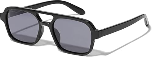 PILGRIM, CASS recycelte Sonnenbrille im Retro-Stil schwarz, Polarisierte Damen Sonnenbrille mit UV400 Schutz von PILGRIM