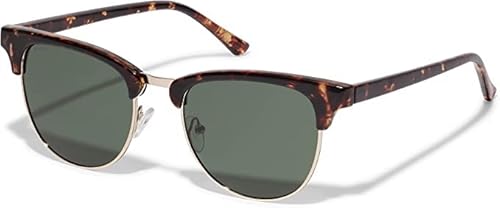 PILGRIM, CHARLIE Sonnenbrille im Retro-Stil, Schildpatt braun, Polarisierte Damen Sonnenbrille mit UV400 Schutz von PILGRIM