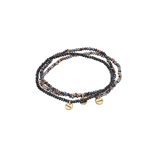 PILGRIM INDIGO 3-in-1-Armbandset (Schwarz) von PILGRIM