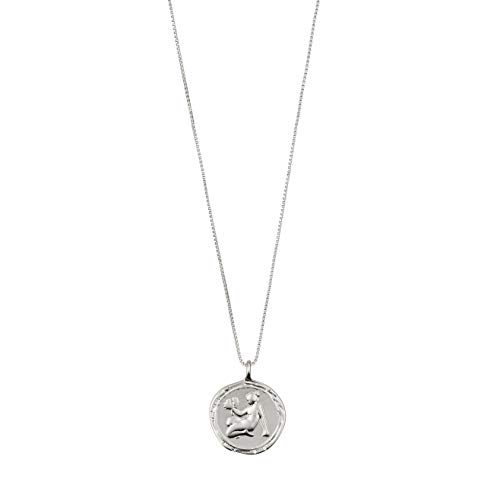 PILGRIM Jewelry Halskette mit Jungfrau Sternzeichen - Versilbert, Kristall von PILGRIM