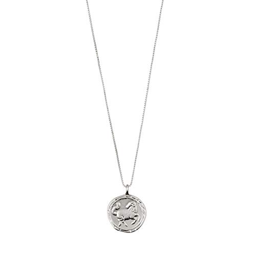 PILGRIM Jewelry Halskette mit Widder Sternzeichen - Versilbert, Kristall von PILGRIM