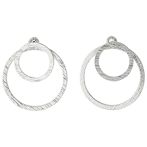 Pilgrim Damen-Ohrhänger Classic Versilbert 2.2 cm von PILGRIM