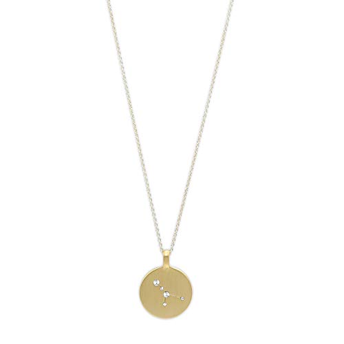 PILGRIM Jewelry Halskette mit Sternzeichen und Kristall (Vergoldet - Krebs Sternzeichen) von PILGRIM