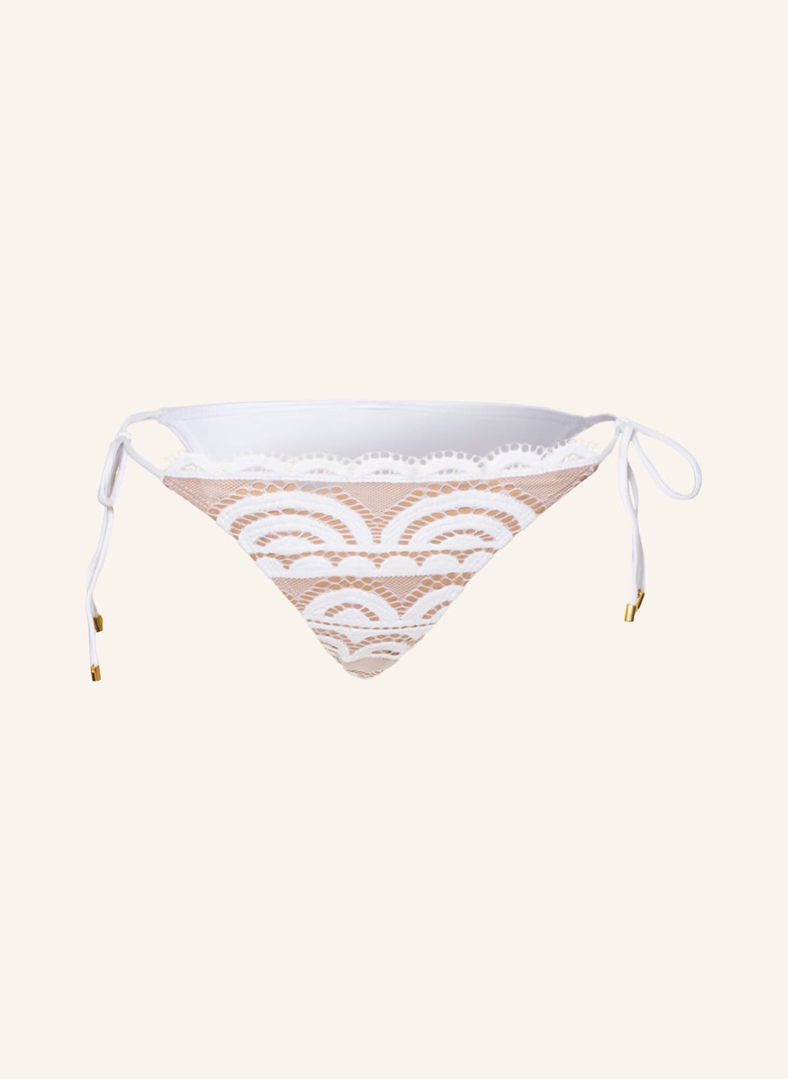 Pilyq Triangel-Bikini-Hose Lace Tie Teeny weiss von PILYQ