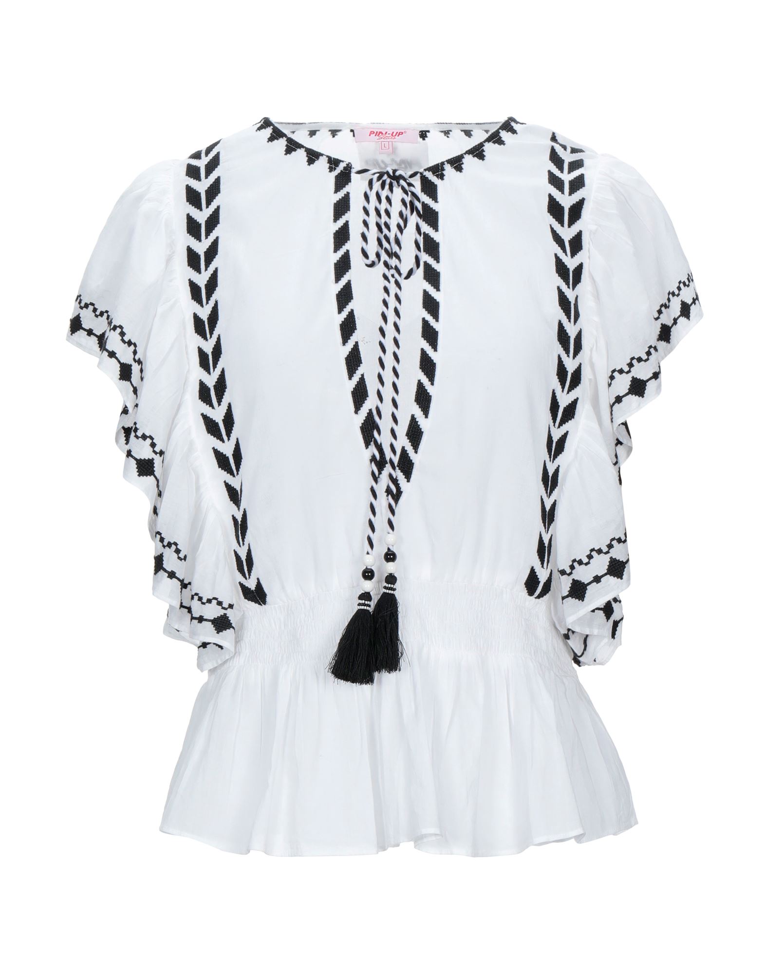 PIN UP STARS Top Damen Weiß von PIN UP STARS