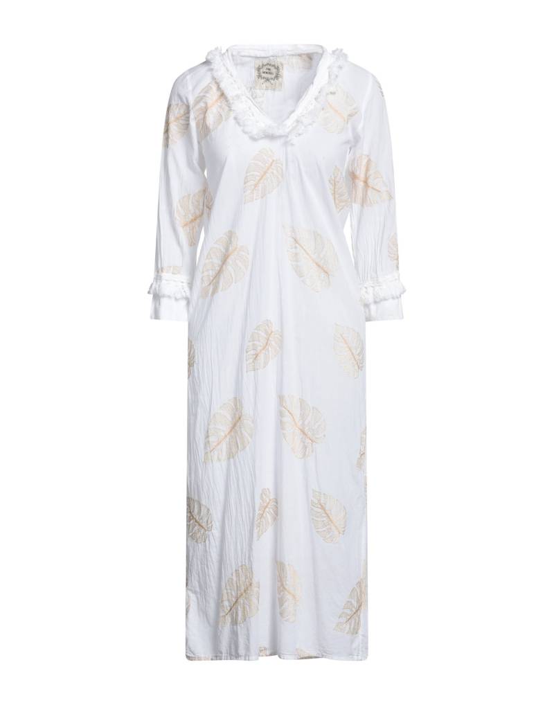 PINK MEMORIES Midi-kleid Damen Weiß von PINK MEMORIES