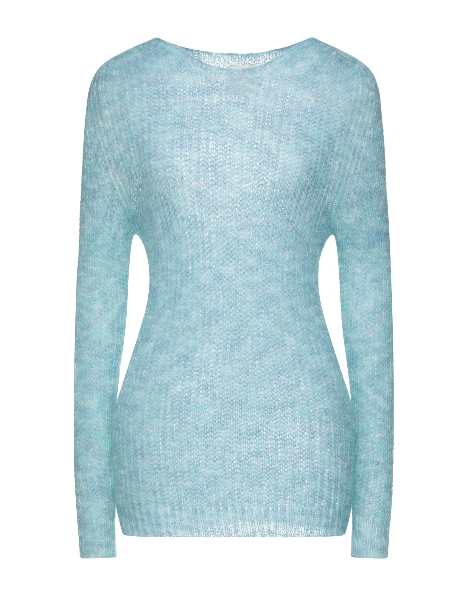 PINK MEMORIES Pullover Damen Azurblau PINK MEMORIES Pullover Damen Azurblau von PINK MEMORIES