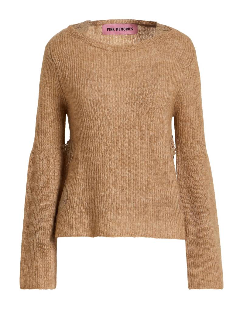 PINK MEMORIES Pullover Damen Hellbraun von PINK MEMORIES