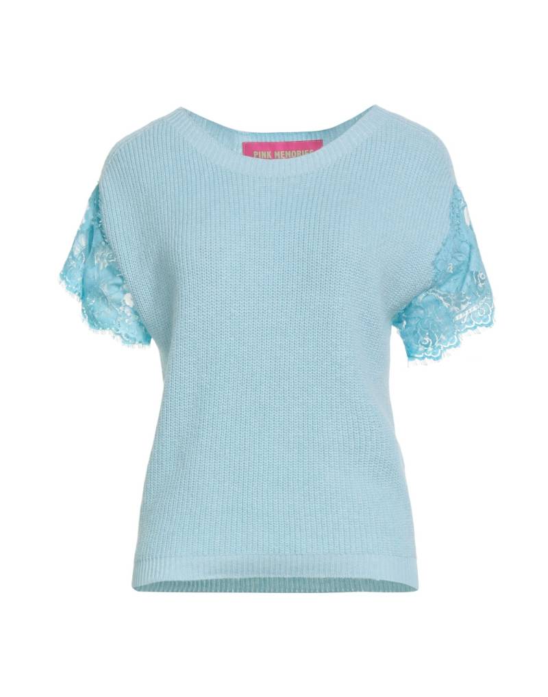 PINK MEMORIES Pullover Damen Himmelblau von PINK MEMORIES