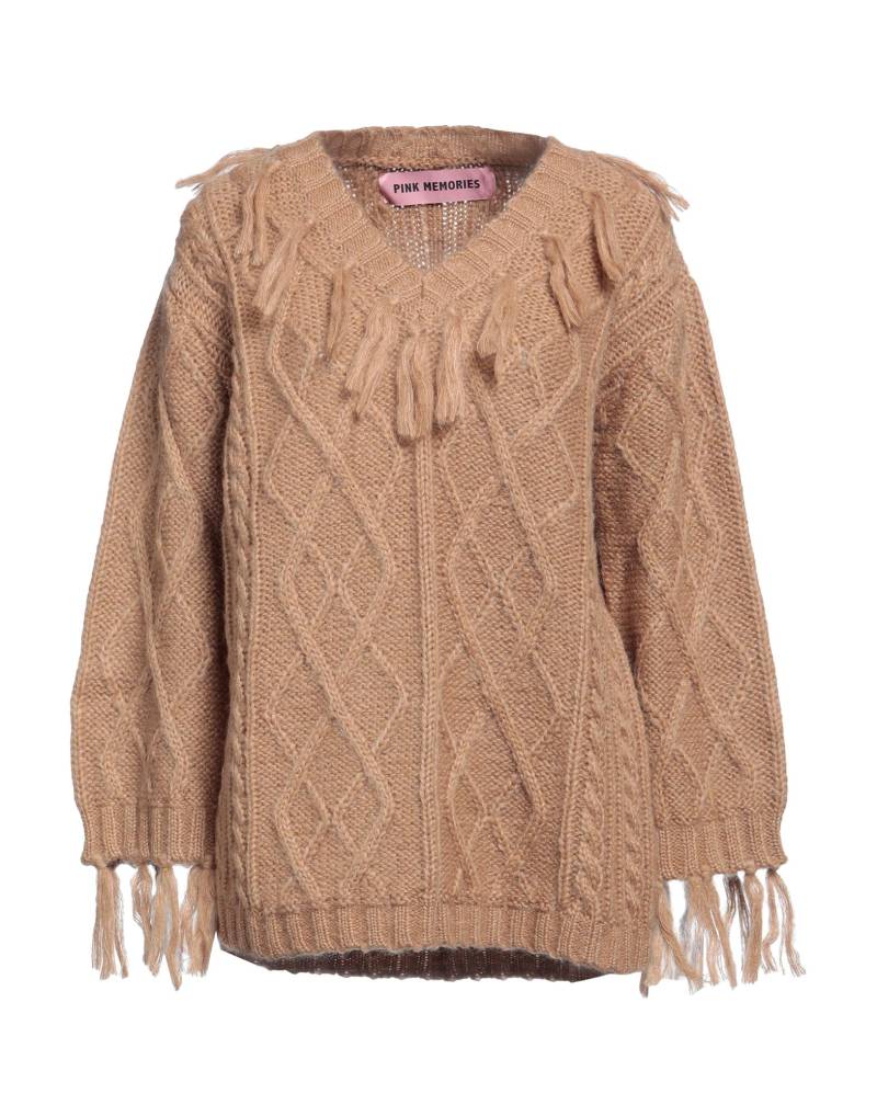 PINK MEMORIES Pullover Damen Kamel von PINK MEMORIES