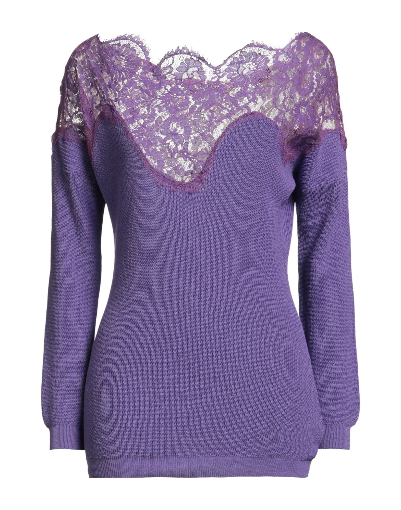 PINK MEMORIES Pullover Damen Violett PINK MEMORIES Pullover Damen Violett von PINK MEMORIES