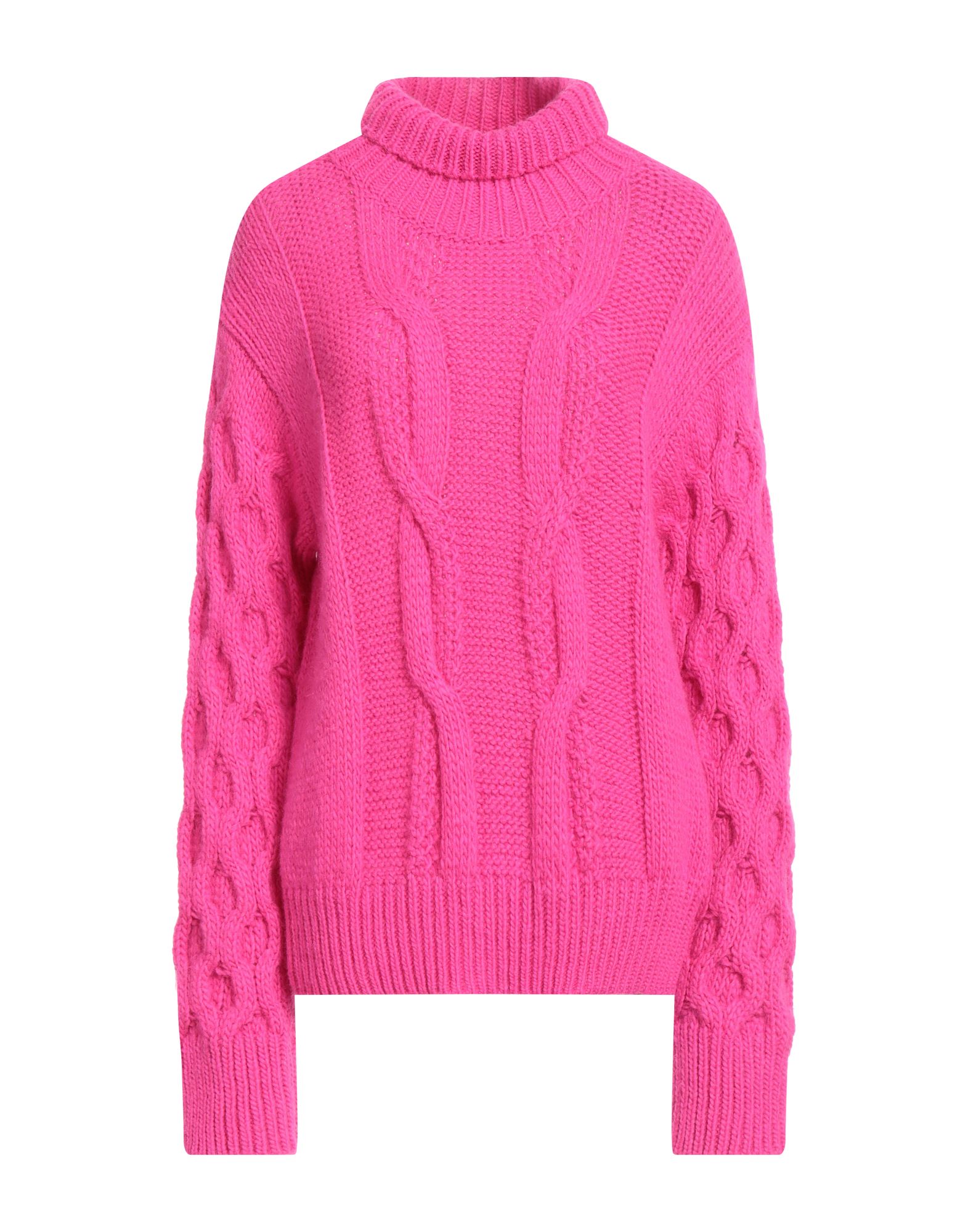 PINK MEMORIES Rollkragenpullover Damen Fuchsia PINK MEMORIES Rollkragenpullover Damen Fuchsia von PINK MEMORIES