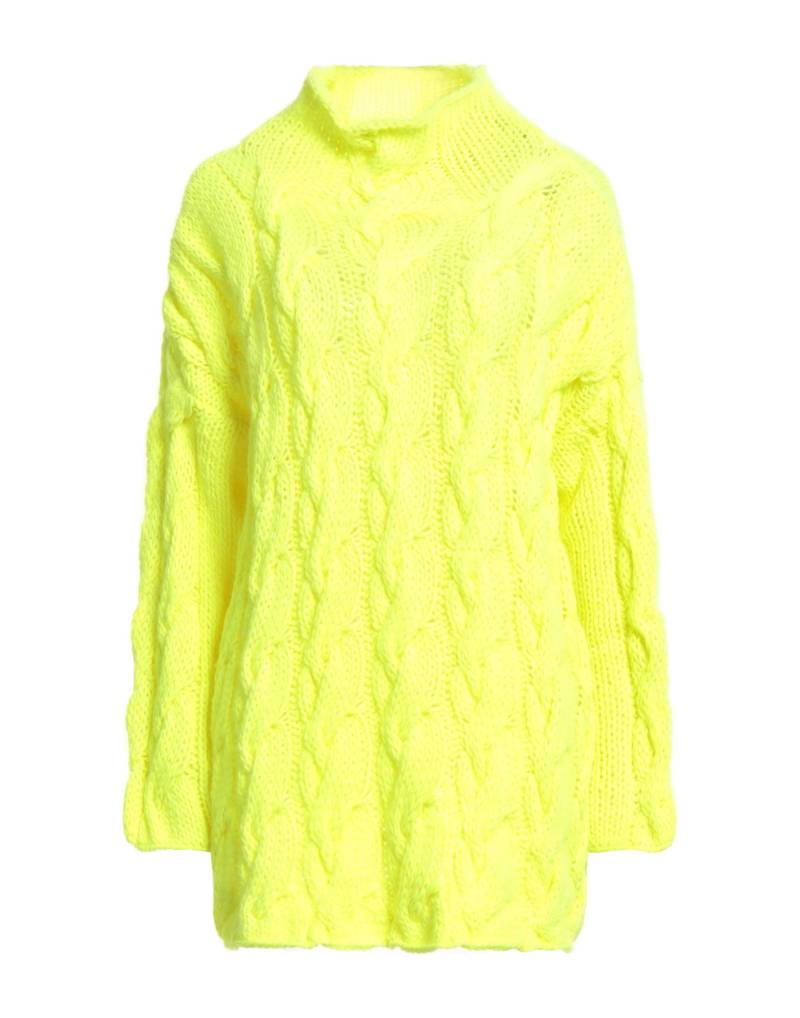 PINK MEMORIES Rollkragenpullover Damen Limettengrün von PINK MEMORIES