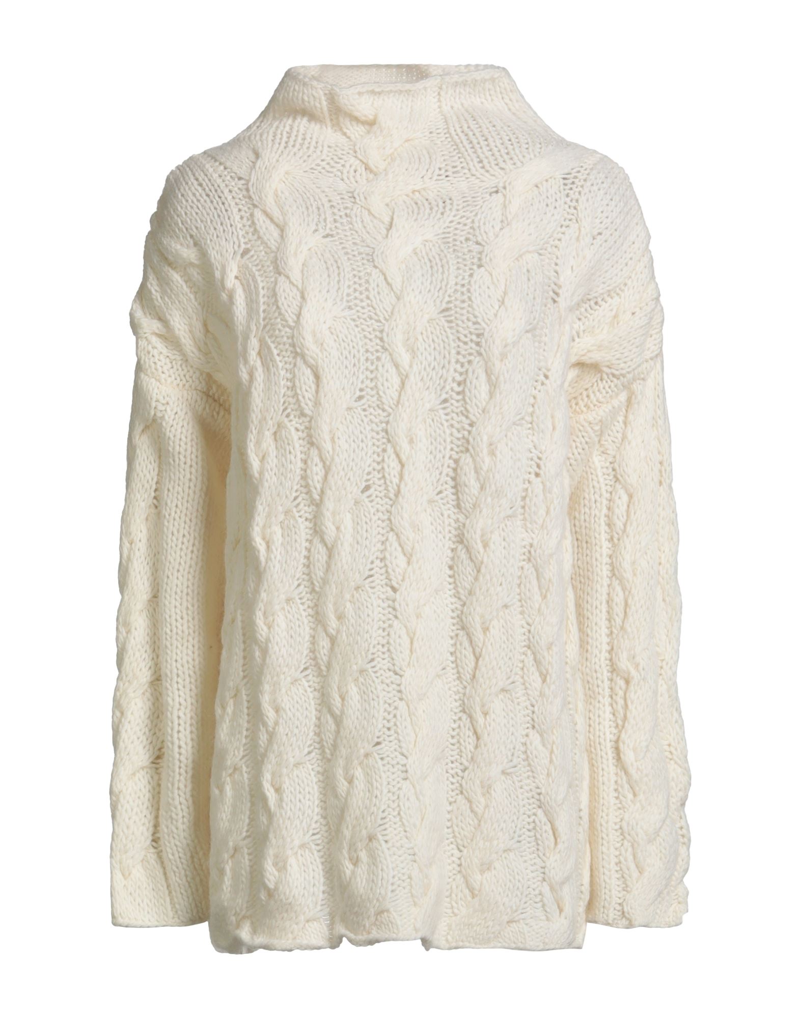 PINK MEMORIES Rollkragenpullover Damen Off white PINK MEMORIES Rollkragenpullover Damen Off white von PINK MEMORIES