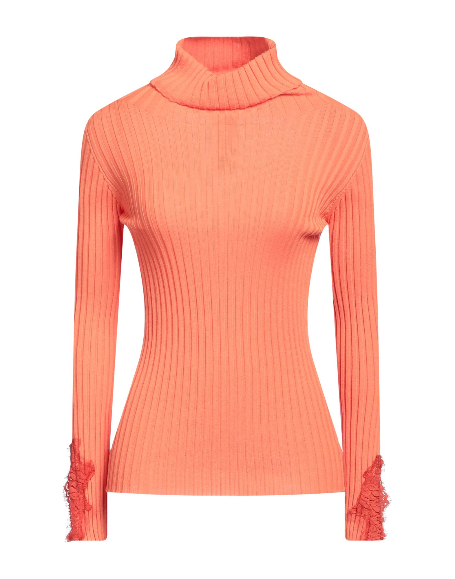PINK MEMORIES Rollkragenpullover Damen Orange von PINK MEMORIES