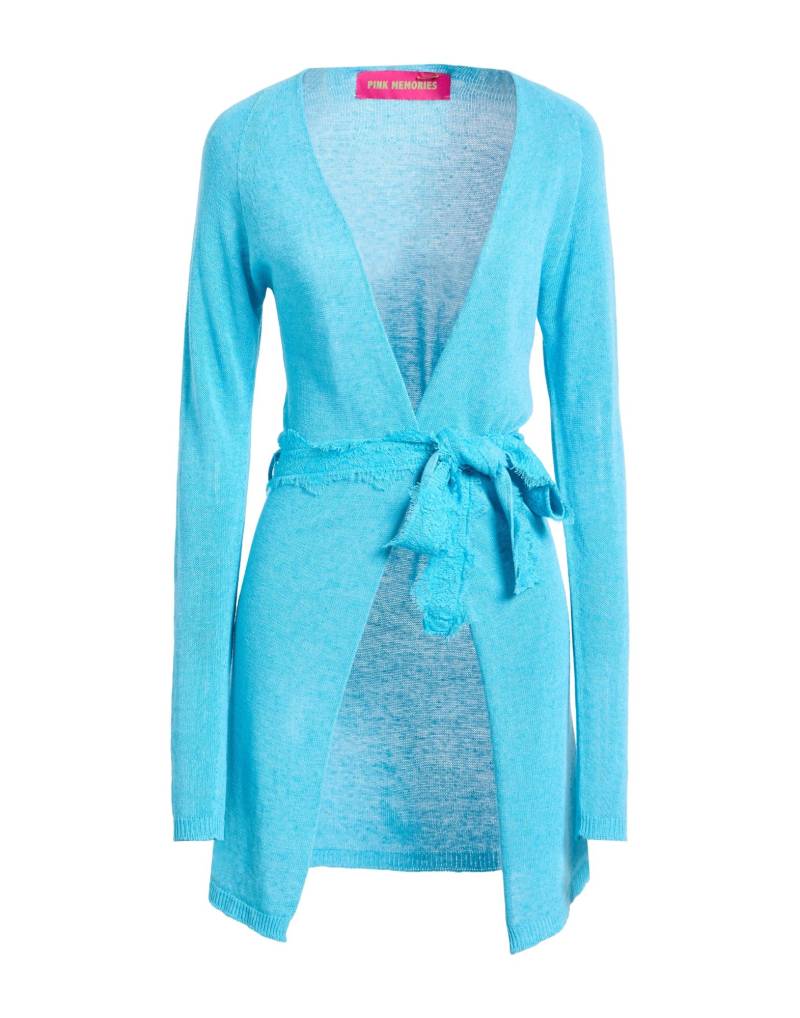 PINK MEMORIES Strickjacke Damen Azurblau von PINK MEMORIES