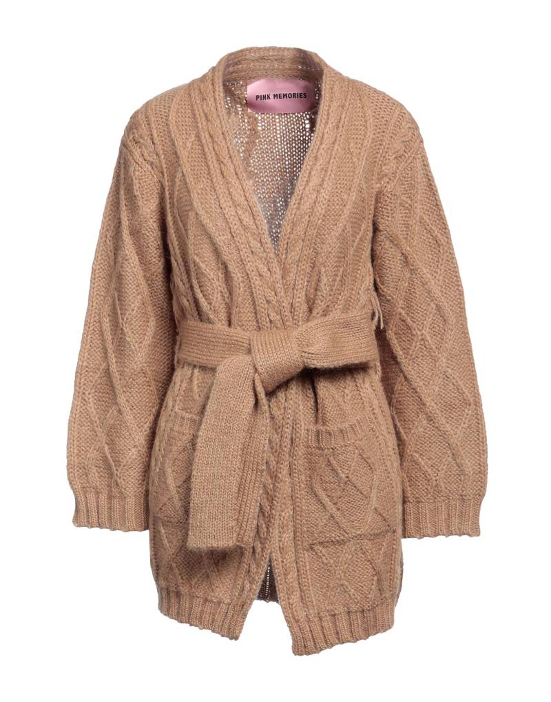 PINK MEMORIES Strickjacke Damen Kamel von PINK MEMORIES