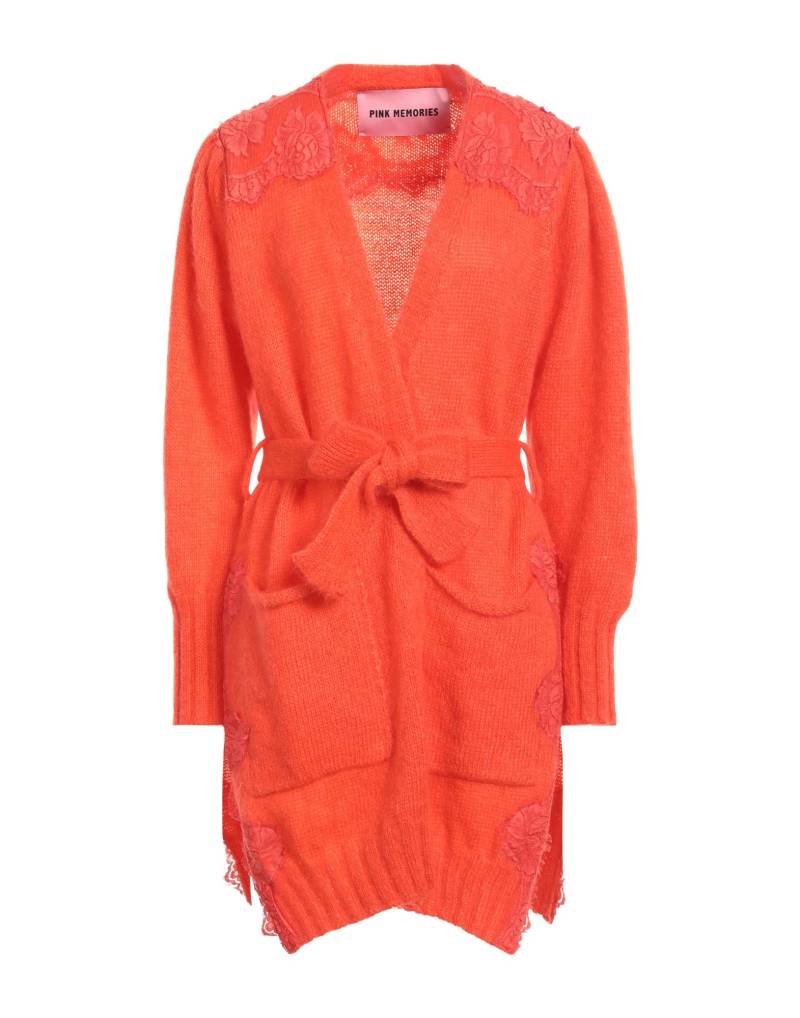 PINK MEMORIES Strickjacke Damen Orange von PINK MEMORIES