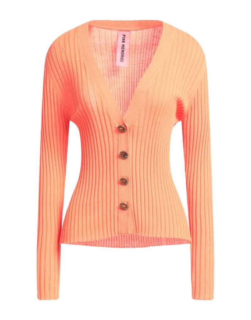 PINK MEMORIES Strickjacke Damen Orange von PINK MEMORIES